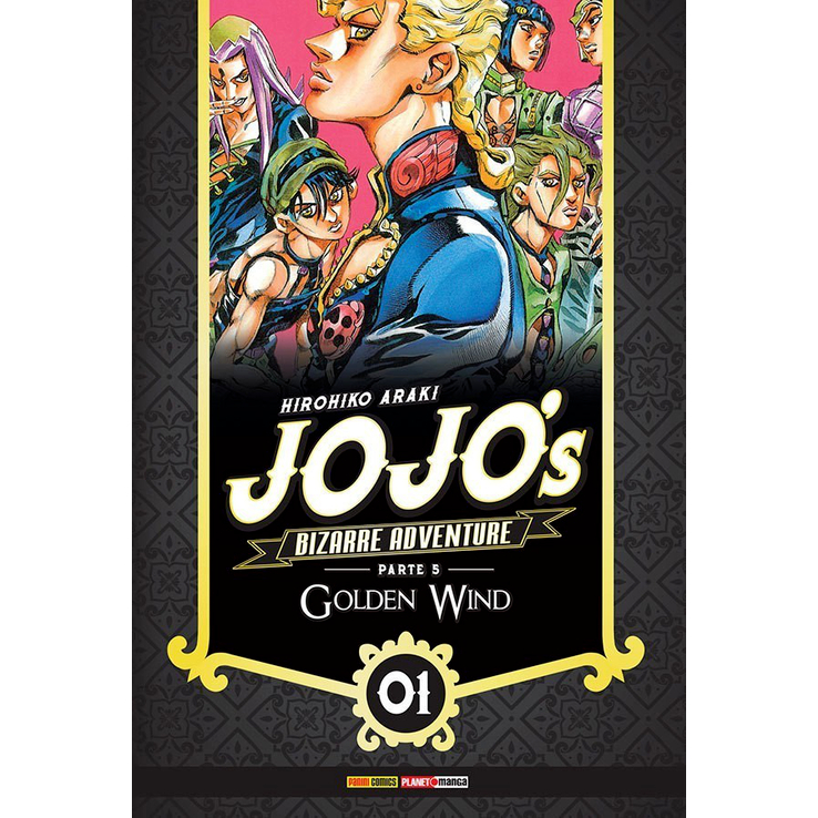 Mangá - Jojos Bizarre Adventure 01 - Parte 5: Golden Wind