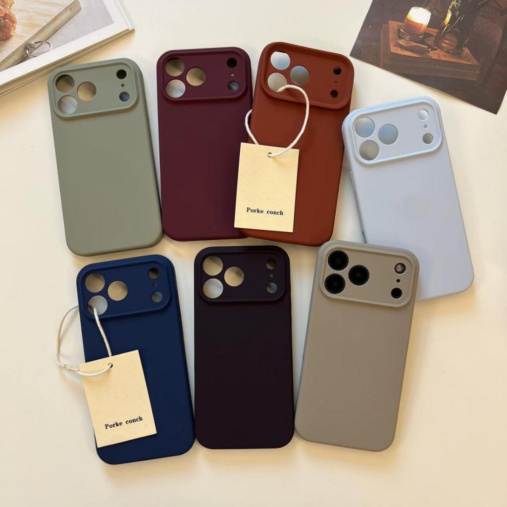 Capa Case Silicone Para iPhone 17/17PRO/17 PRO MAX Pro Com Proteção De Câmera