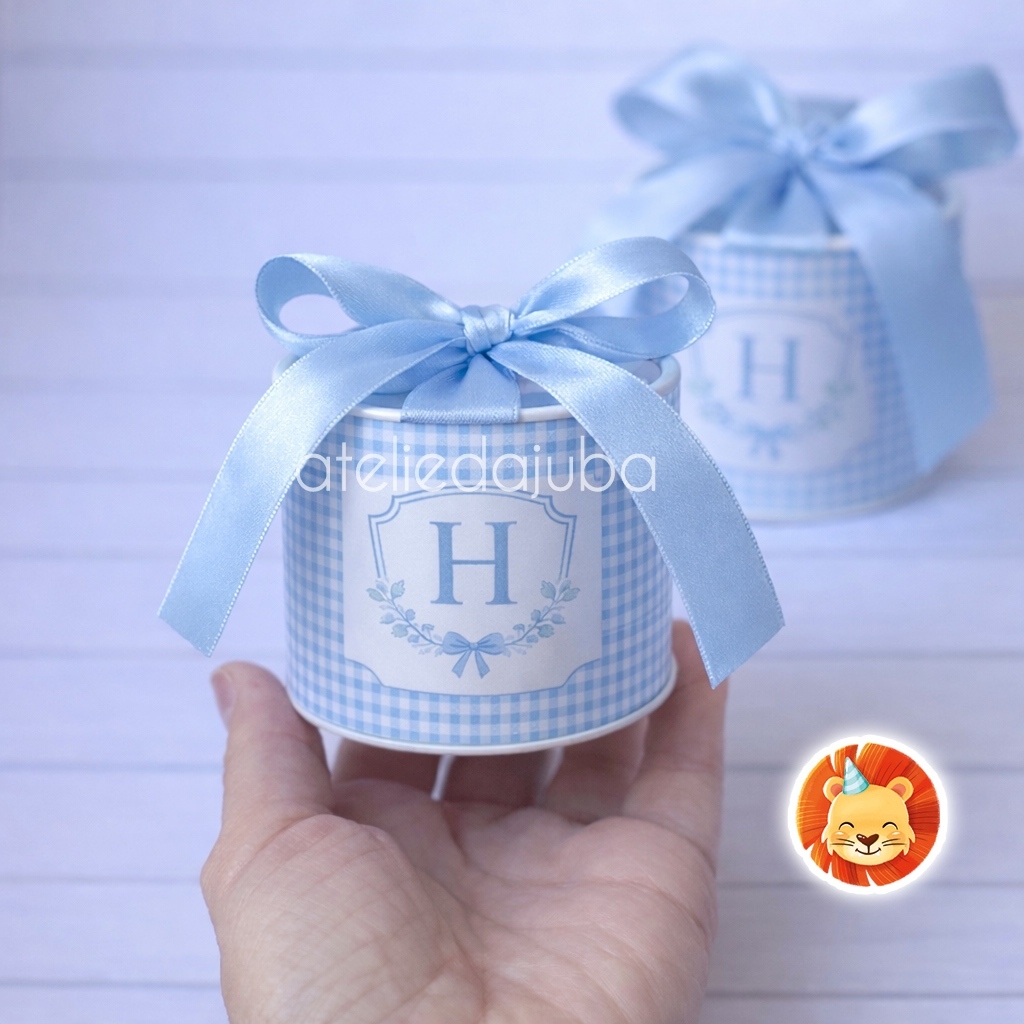 KIT 100 Mini Tubolata Personalizada Festa Lembrancinha 5x6cm - TODOS OS TEMAS
