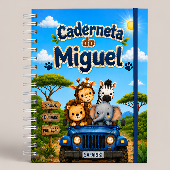Caderneta de Vacinação/Vacina/Saúde Menina e Menino