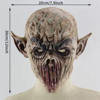 Máscara De Cosplay Fantasia Latex Zumbi Terror Assustadora