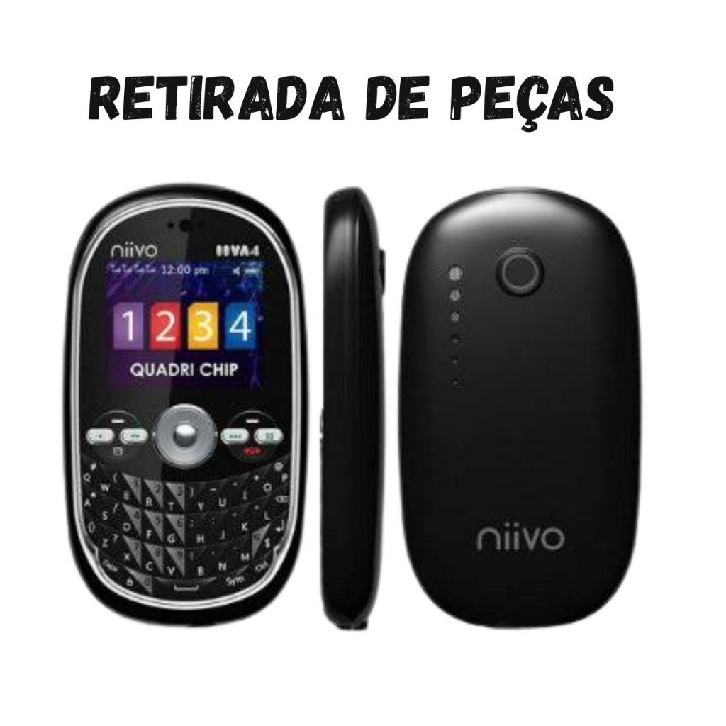 LEIA ANTES DE COMPRAR: Celular Niivo 4 Chips (Para Sucata / Retirada de Peças)