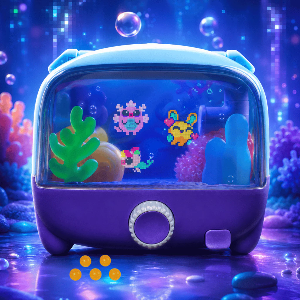 Brinquedo Bichinho Pet Interativo Virtual Aquario Bitzee — imagem 1