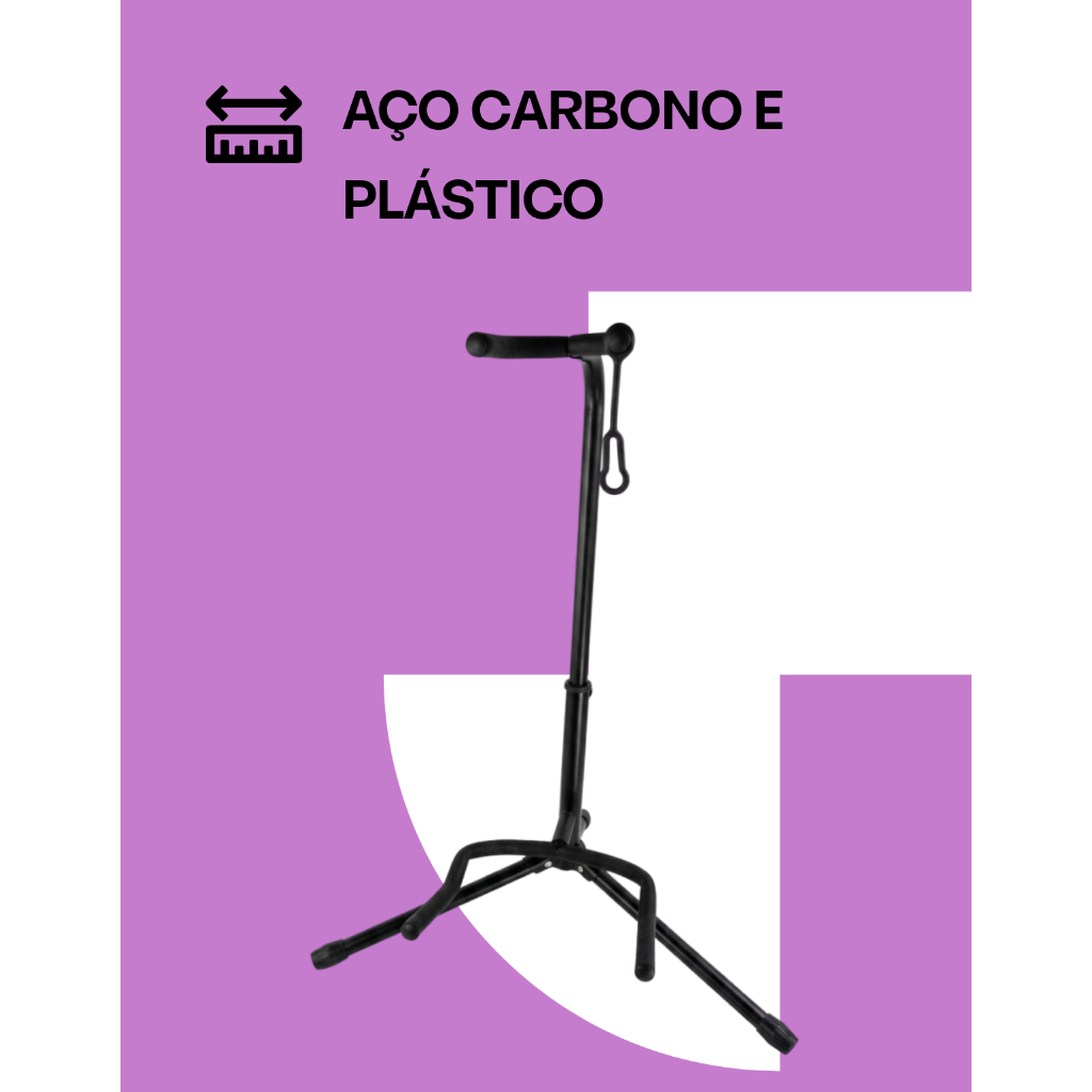 Suporte Vertical para Violão guitarra Baixo Sonn SN-31 instrumento de corda ukulele tripé