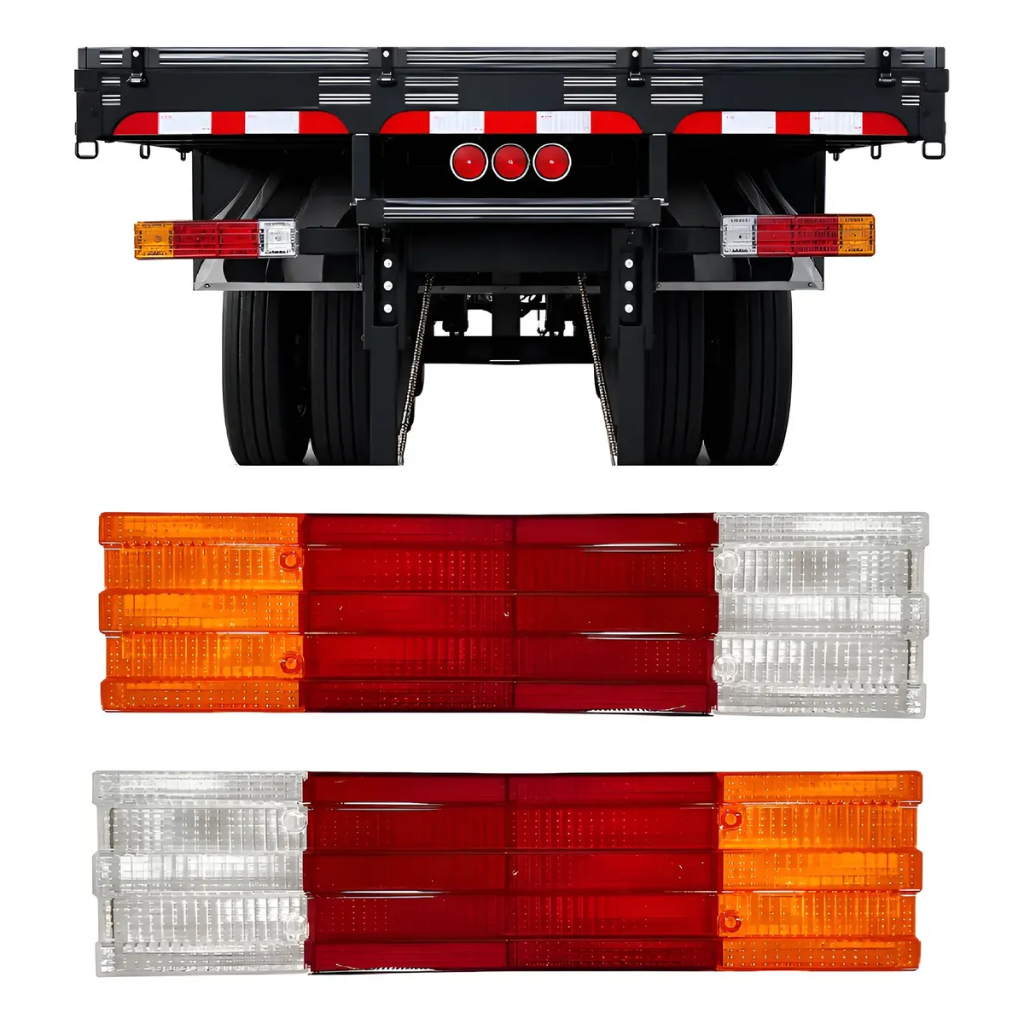 Lente Lanterna Traseira Mb Atual Ford Cargo Tricolor