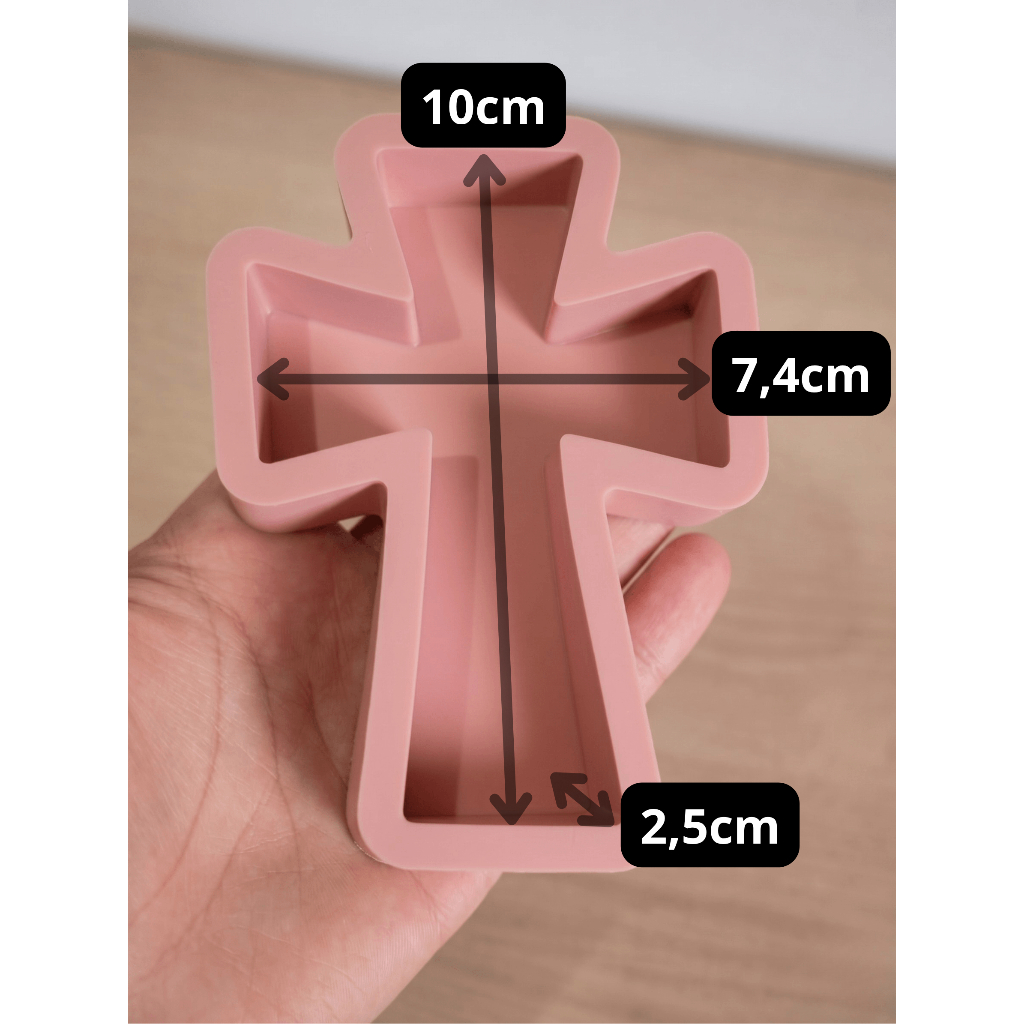 Forma de Silicone Cruz — imagem 2 de 2