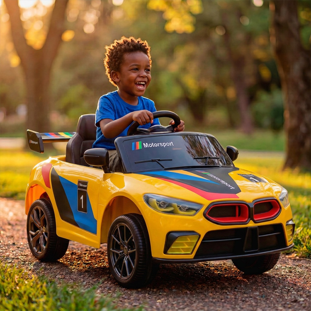 Imagem Carrinho Elétrico Infantil Com Controle Remoto - BMW M8 GTE