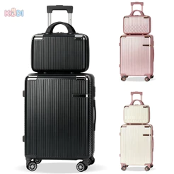 （10KG/9KG）kit de Mala De Viagem 10 KG 9KG 4 Roda Gira 360 Grau Fibra + Frasqueira -V7