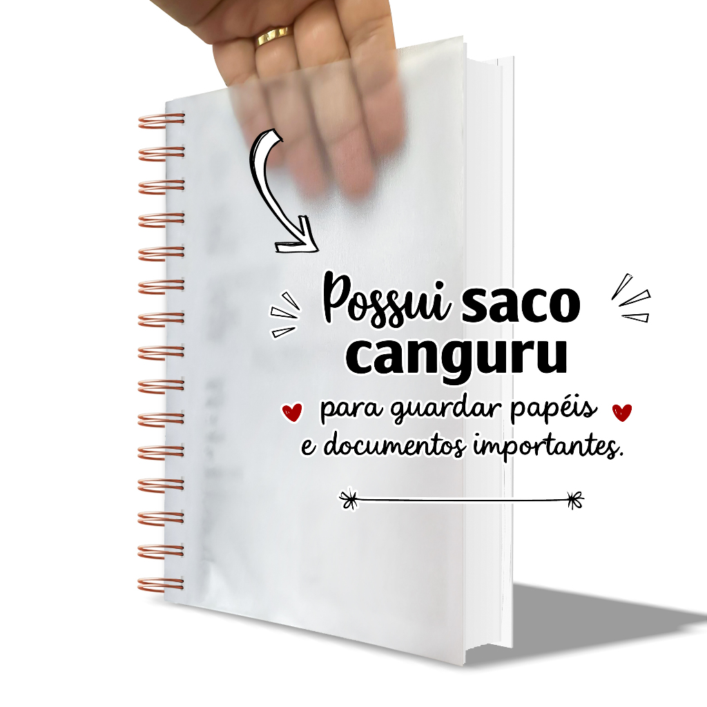 Caderno Livro Anotações Receitas Caderneta de Receitas Culinária Capa Dura 200 Página Bronze Medida · foto 2