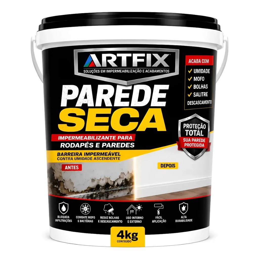 Artfix Impermeabilizante Rodapé Anti Umidade Mofo