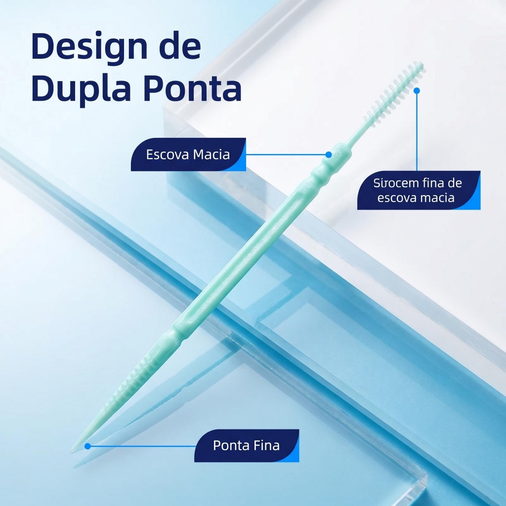 Palito Dental Escova 200 Unidades Grau Alimentício Resistente