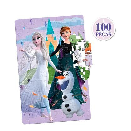 Quebra Cabeça Frozen 2 Disney 100 Peças - Toyster 8027