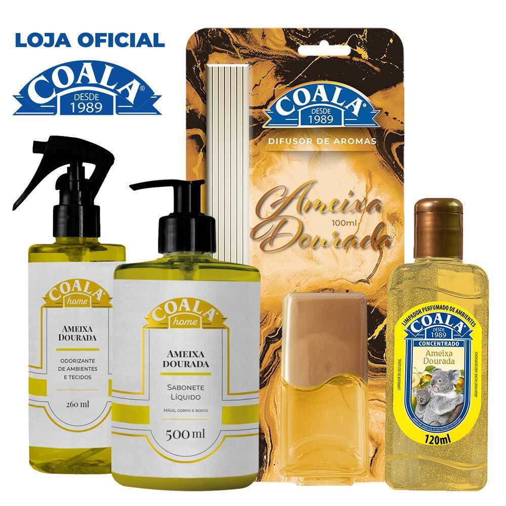 Kit Coala Home Ameixa Dourada