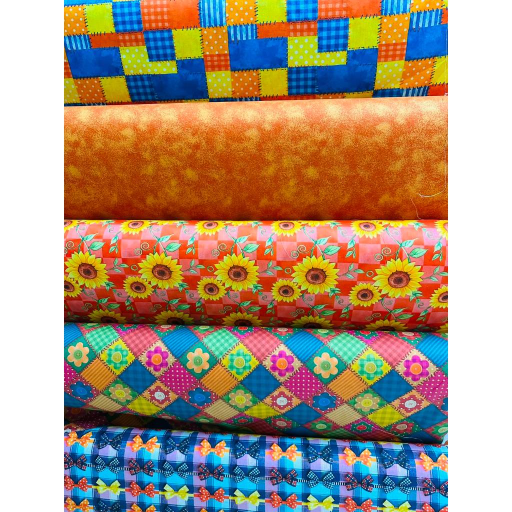 Tecido Tricoline 100% Algodão Xadrez | Tecido Festa Junina, Patchwork, Artesanato, Costura Criativa, Roupa Caipira