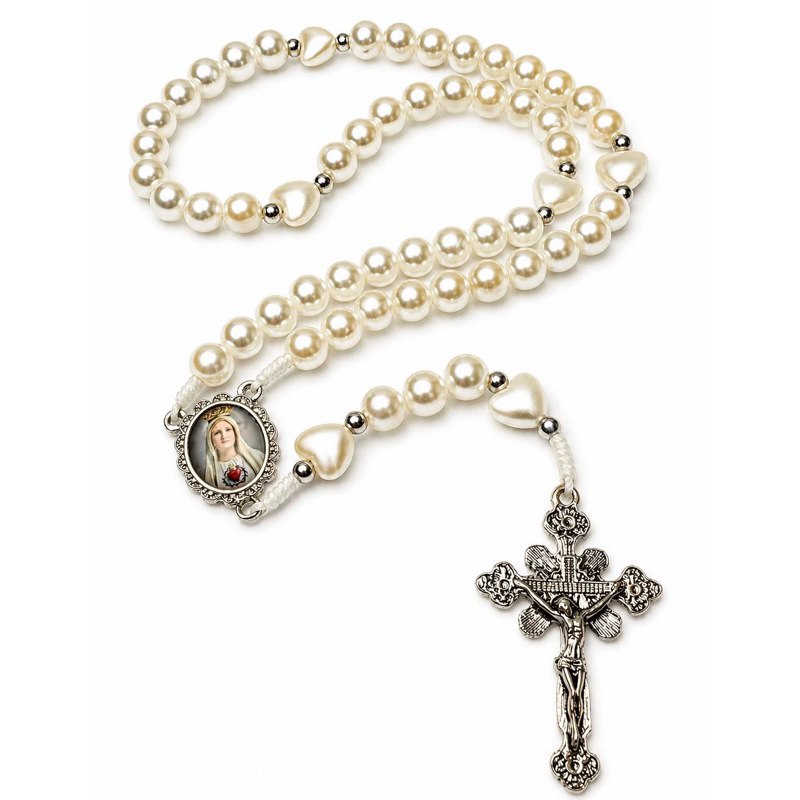 Terço Nossa Senhora de Fátima personalizado com até 5 nomes