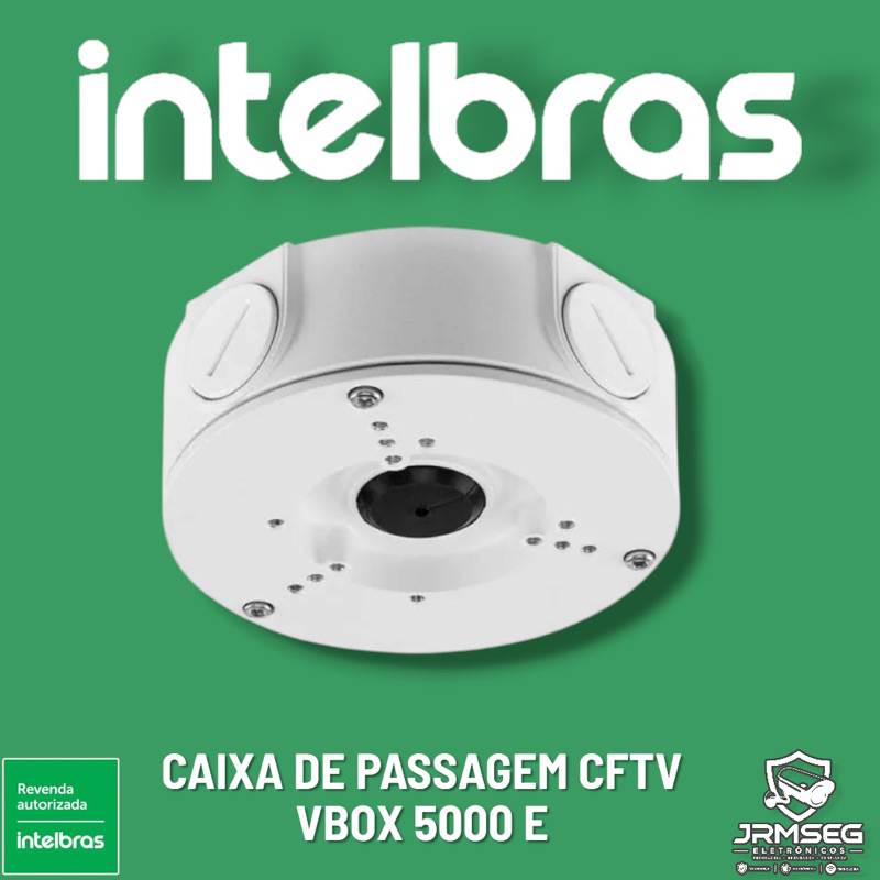 VBOX 5000 E Caixa de passagem para CFTV Intelbras