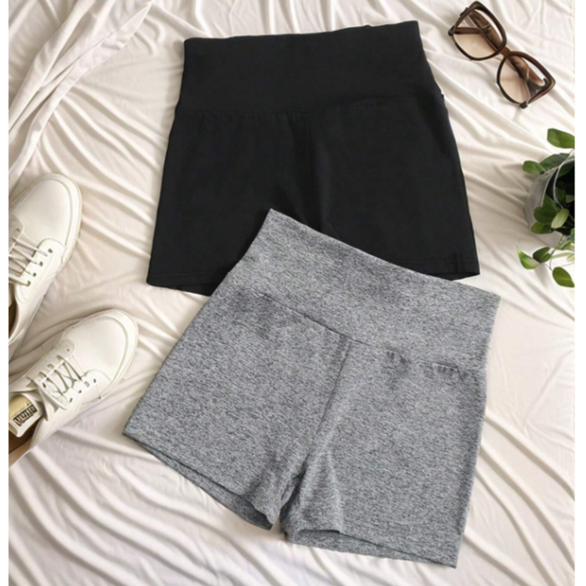 Shorts Poliamida de Academia Fitness Esportivo Feminino Suplex Cintura Alta empina bumbum