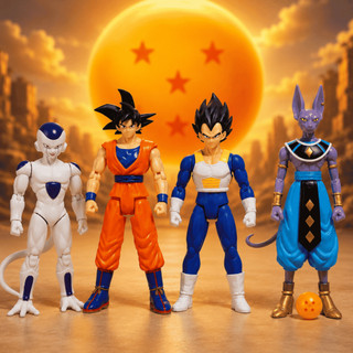 Bonecos Goku Vegeta Freeza Bills Action Figure Articulado Dragon Ball Z Super Modelos Colecionáveis
