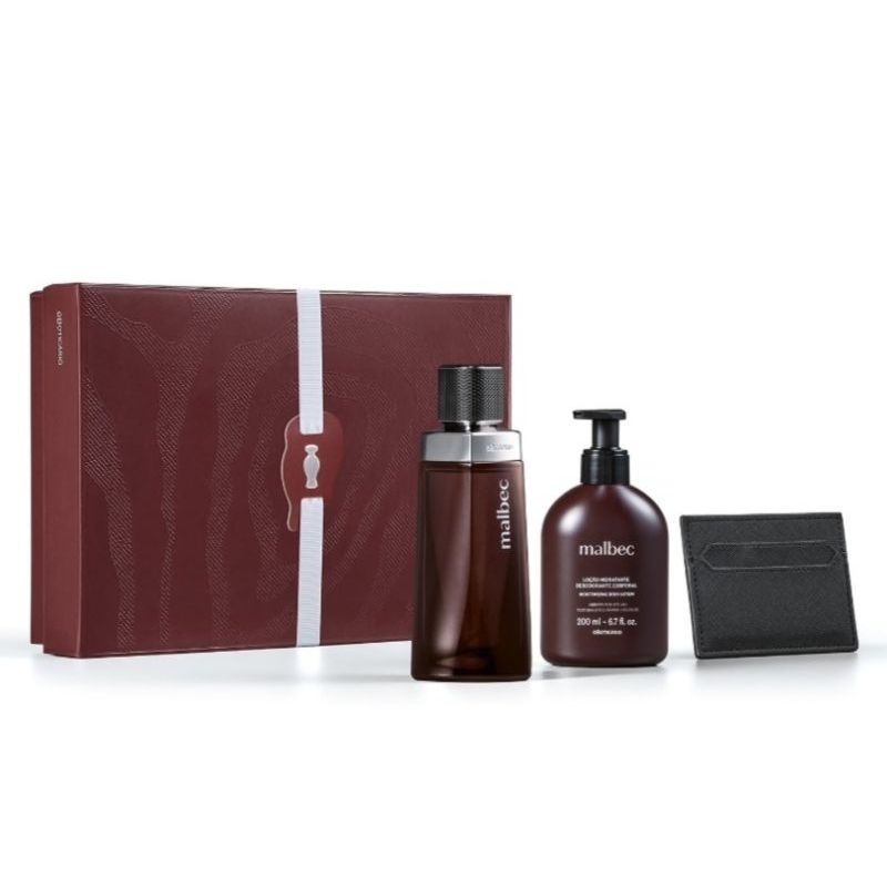 kit Presente Oboticário Malbec tradicional masculino dia dos pais( 3 itens)