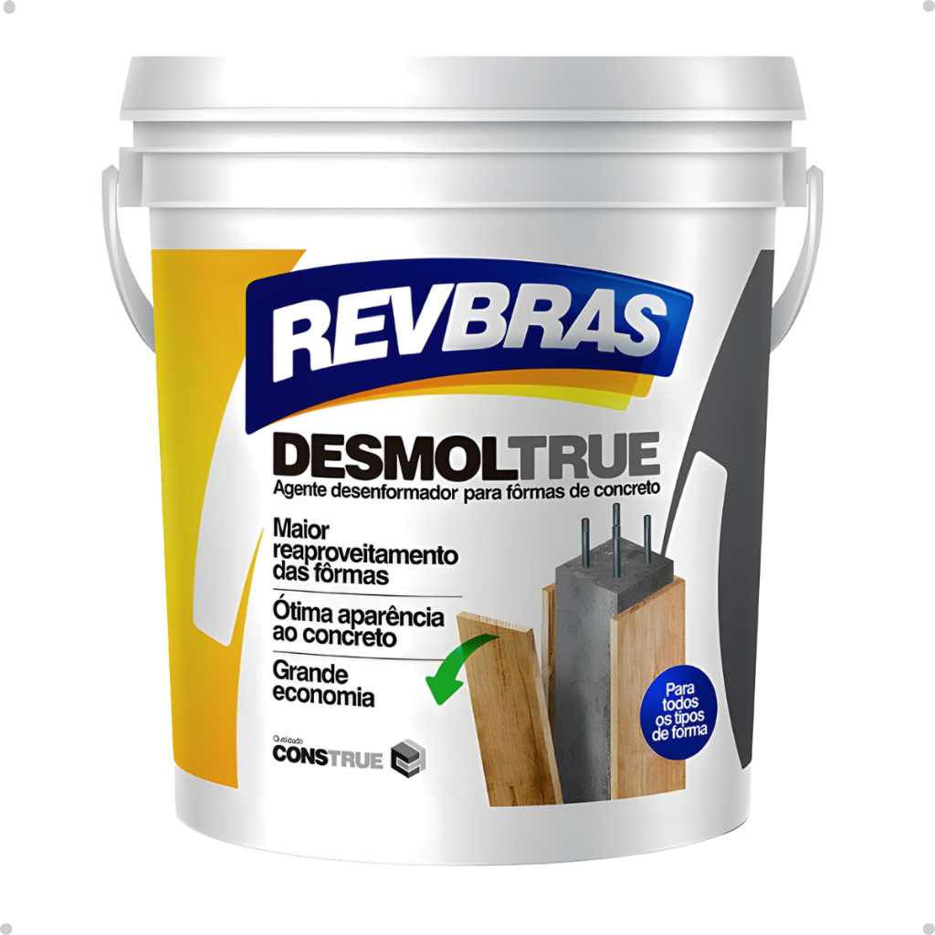 Desmoldante Desmoltrue Para Formas De Concreto Desenformador Construção 3,6L Revbras