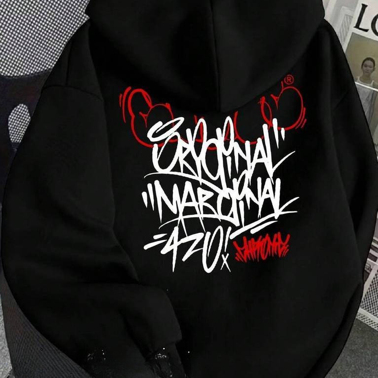 Moletom Canguru Premium Flanelado Algodão Confortável Estampado Chronic Grafite Unissex