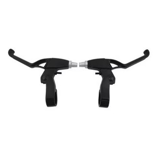 Manete De Freio Preto Bike Maçaneta V-brake  Alumínio Par