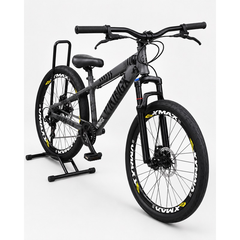 Bicicleta Aro 26 Vikingx Free Ride Alumínio Grau Com Aros Simples ou Vmaxx Pneu Cravo ou Flame Com e Sem Marcha