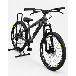 Bicicleta Aro 26 Vikingx Free Ride Alumínio Grau Com Aros Simples ou Vmaxx Pneu Cravo ou Flame Com e Sem Marcha
