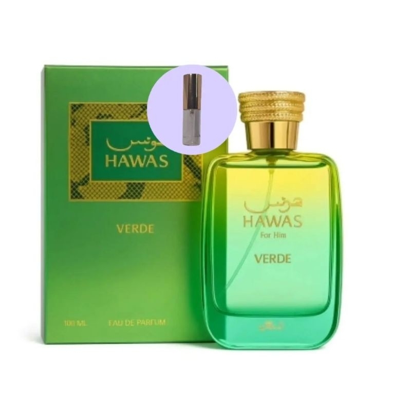 Perfume Árabe Hawas Verde