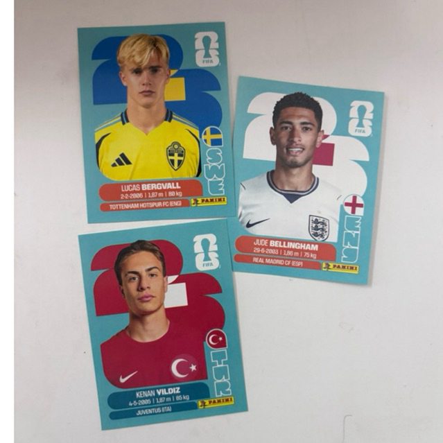 Figurinha avulsa da copa