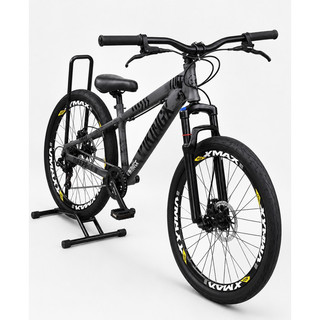 Bicicleta Vikings Preto Fosca Alumínio Free Ride | Aro Vmaxx | Pneu Flame | Com Marcha ou Sem Marcha | Própria para Grau