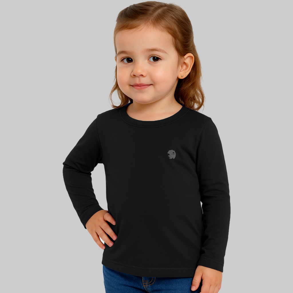 Camisa Infantil Menina Térmica Proteção Uv50+ Manga Longa