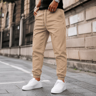 Calça Jogger Jeans Masculina com Elástico Ajustável Premium Casual Streetwear Confortável Lycra Slim Fit 4 Bolsos