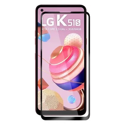 Película De Vidro Temperado 3D 9H Para LG K51S Full Cover Envio imediato
