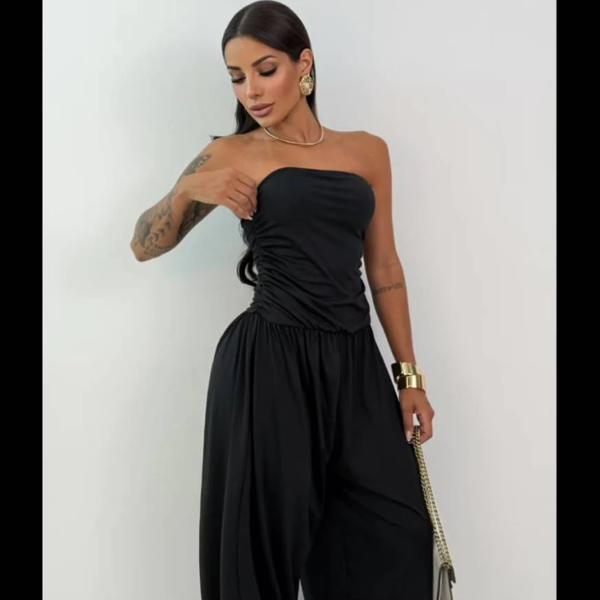 Macacao Aladim Tomara Que Caia Pantalona Feminino Elastec Macaquito — imagem 1