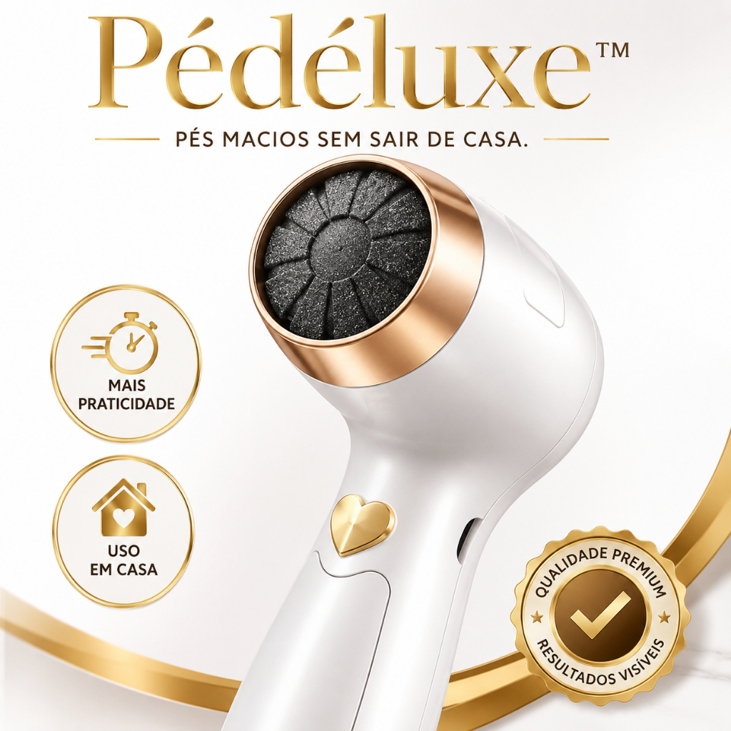 Esfoliador Elétrico para Pés Removedor de Calos Lixa Elétrica Recarregável Portátil Pédéluxe