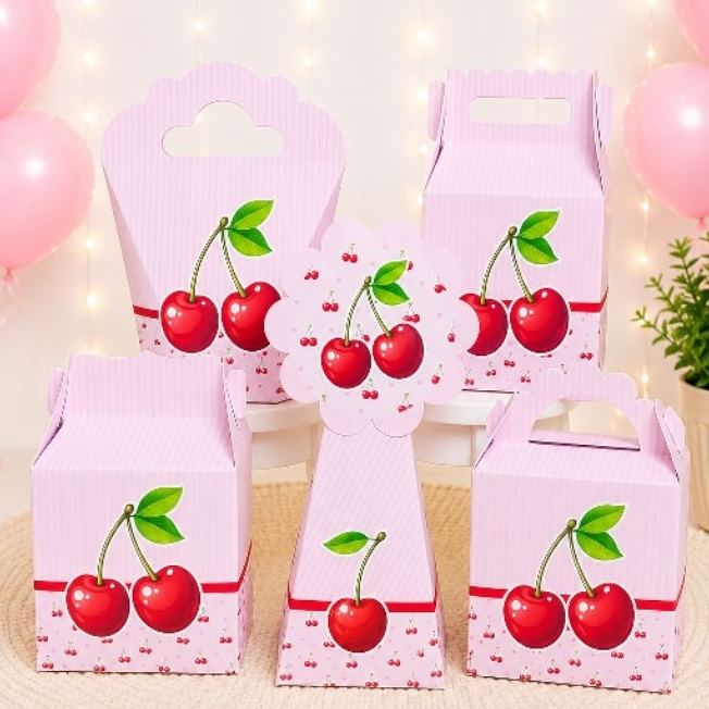 Kit 15 a 60 Caixas Cerejinha - PRONTA ENTREGA-FESTA lembrancinhas aniversario personalizados