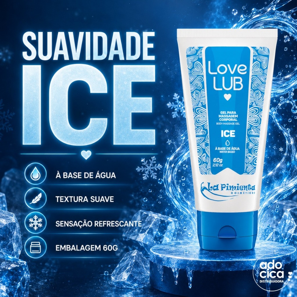 LOVE LUB GEL GELADINHO DE ALTA HIDRATAÇÃO