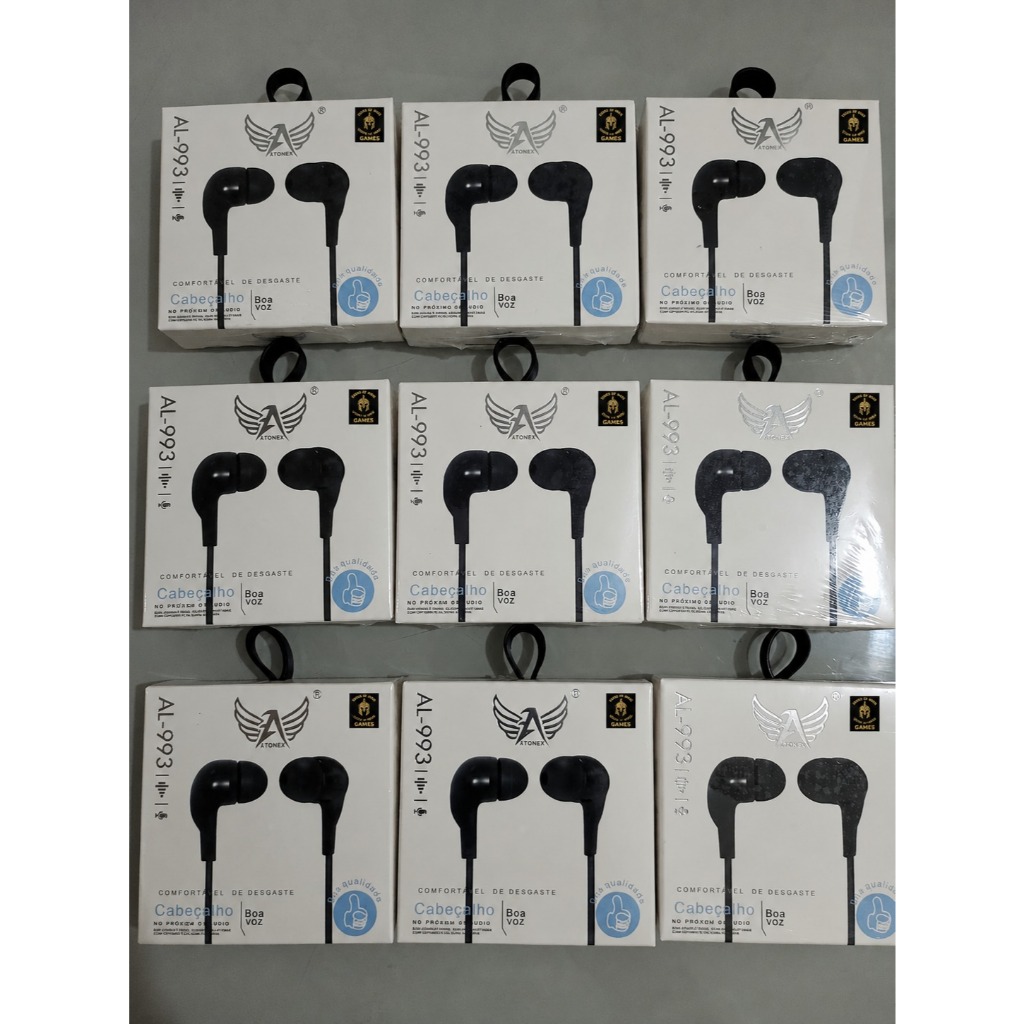 Fone AL-993, Fone de Ouvido com Microfone, Earphone AL-993, Fone In-Ear, Fone P2, Fone para Celular,📱GODS OF WAR GAMES