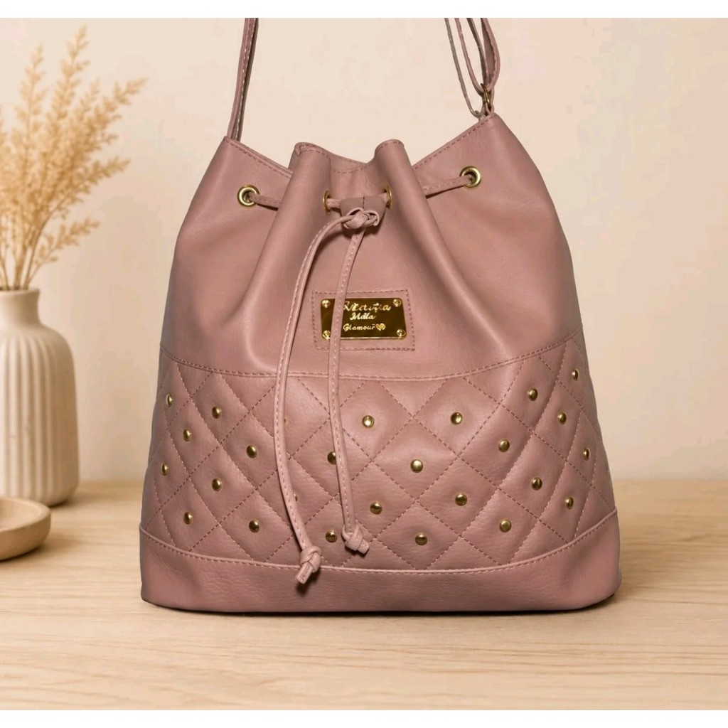 Bolsa Tiracolo De Lado Feminina Super Barata Estilo Saco — imagem 2 de 2