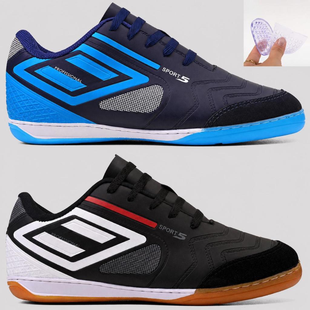KIT 2 Pares Chuteira Futsal colada e costura PROFISSIONAL Feminina e Masculina oferta única