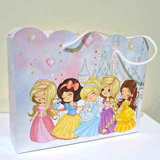 pegue e monte SACOLA M. 15X20 PRINCESAS BABY SACOLA SURPRESA PRINCESAS LEMBRANCINHA PRINCESAS
