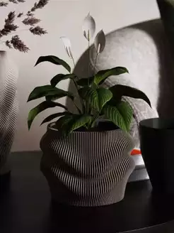 Vaso Autoirrigável Wave Ondulado para Plantas Suculentas Decorativo