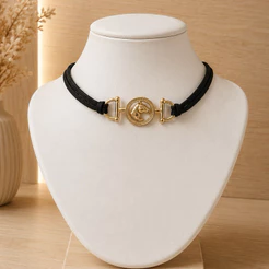 Colar Chocker bridão cavalo country