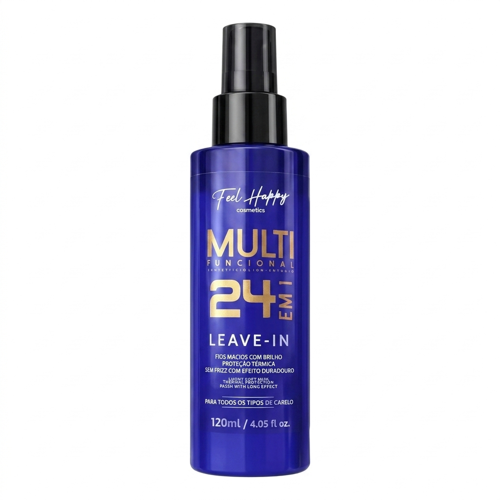 Finalizador Reparador Leave In 24 em 1 - 120ml Feel Happy
