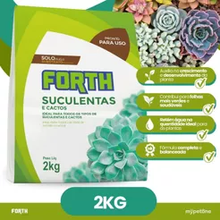 Substrato Terra Especial Cactos e Suculentas 2kg - Forth