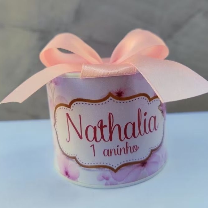 Kit Tubolatas personalizadas 5×6 - Lembrancinha de maternidade / chá de bebê / Aniversário Princesa / casamento