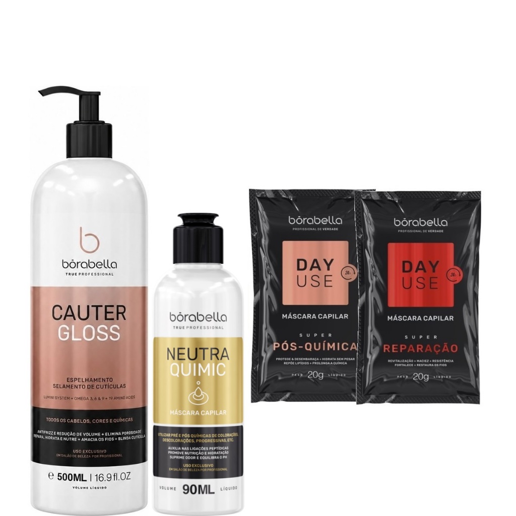 Borabella Cauter Gloss 500ml + NeutraQuimic 90ml