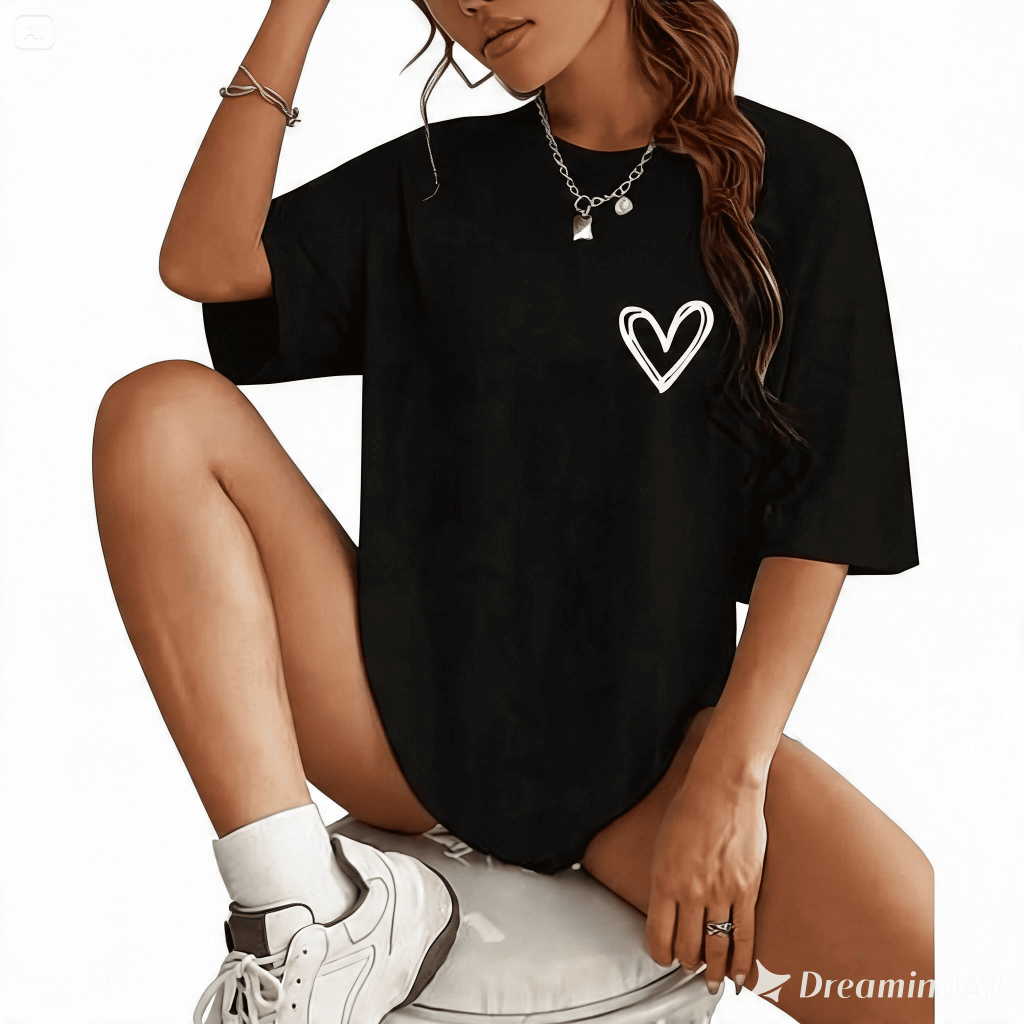 Camiseta Feminina Academia Treino Oversized Camisetão Longa 100% Algodão Confortavel Envio Imediato