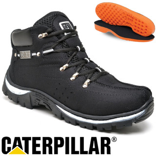 Bota Adventure  Masculina Coturno Caterpillar Lona Reforçada+ Palmilha Gel